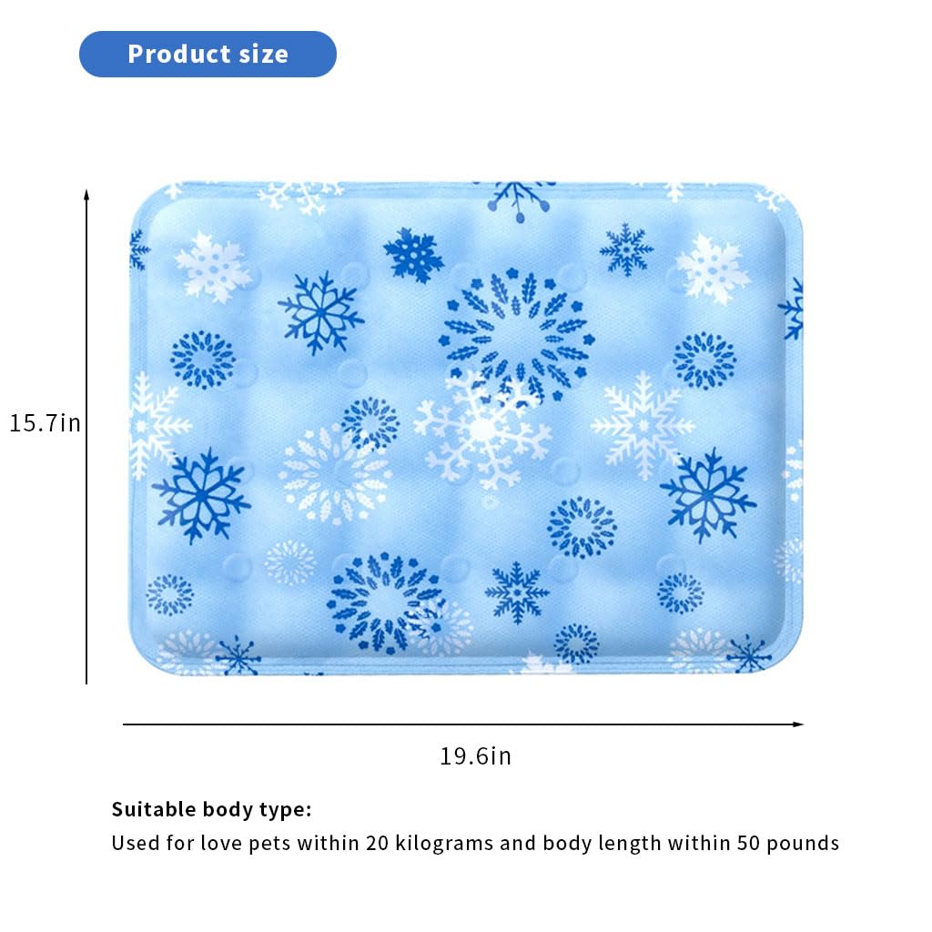 Qpets 50*40CM Summer Dog Cooling Mat Dog Bed Cat Bed Puppy Bed Pet Cool Gel Sleeping Pad Cooling Mat Soft Dog Cooling Bed for Dog & Cat Waterproof Cooling Mat Qpets 50*40CM Summer Dog Cooling Mat Dog Bed Cat Bed Puppy Bed Pet Cool Gel Sleeping Pad Cooling Mat Soft Dog Cooling Bed for Dog & Cat Waterproof Cooling Mat